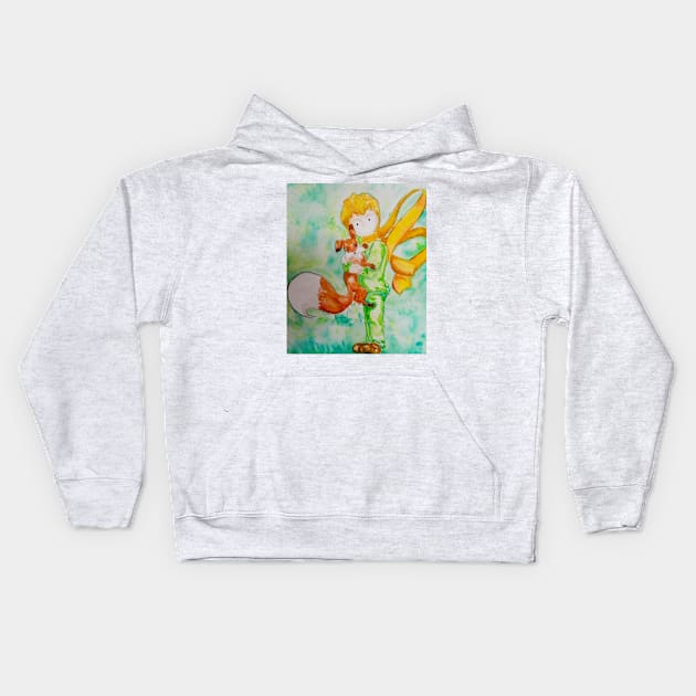 The Little Prince Kids Hoodie by Polette Color